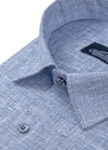 Pure Linen light Blue Colour Men's Shirt