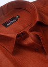 Pure Cotton Maroon cherry Colour Men's Shirts