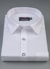 Pure White Aamdar Cotton Shirts For Men's