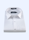 Cotton Structure White Shirt