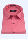 Classic Pure Cotton Gajri Pink Colour Mens Shirts