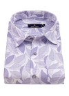 Linen Digital lofstic Print White with Lavender Color Men’s Shirt