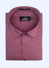 Classic Pure Cotton Wine Colour Mens Shirt
