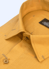 Classic Pure Cotton Gold Colour Mens Shirts