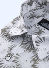 Linen Print White Bess With Grey Hosttouch Print