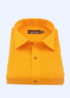 Pure Linen Mango Gold Color For Men's Shirts