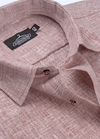 Pure Linen Musturd Colour Men's Shirt