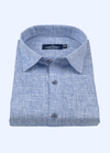 Pure Linen light Blue Colour Men's Shirt
