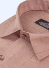 Cotton Two Tone Light Wine Colour Shirt