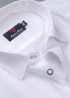 Pure White Aamdar Cotton Shirts For Men's