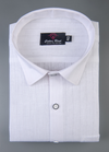 Pure White Cotton Cento Lining Shirts For Men's