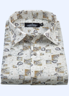 Linen Digital Print I Very Colour With Rast Veron Print Men's Shirt