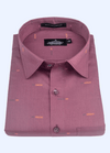 Classic Pure Cotton Wine Colour Mens Shirt