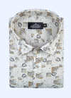 Linen Digital Print I Very Colour With Rast Veron Print Men's Shirt