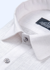 Pure Linen Half White Men's Shirt