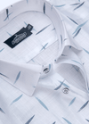 Linen Cotton Turkey Print White With Rama Exon Prints Shirts