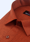 Pure Cotton Maroon cherry Colour Men's Shirts