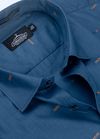 Classic Pure Cotton Nevy Blue Colour Mens Shirt