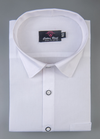 Pure White Aamdar Cotton Shirts For Men's