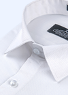 Cotton Structure White Shirt