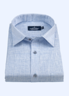 Pure Linen Ice Blue Colour Men's Shirt