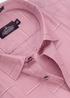 Pure Cotton Butta Pink Colour Mens Shirts