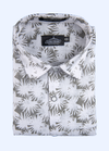 Linen Print White Bess With Grey Hosttouch Print