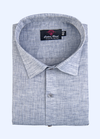 Linen Cotton Dual Tone Grey Color For Men's Shirts