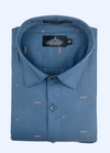 Classic Pure Cotton Nevy Blue Colour Mens Shirt