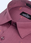 Classic Pure Cotton Wine Colour Mens Shirt