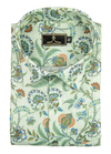 Linen Digital Maharaja Print Pista Color Men’s Shirt